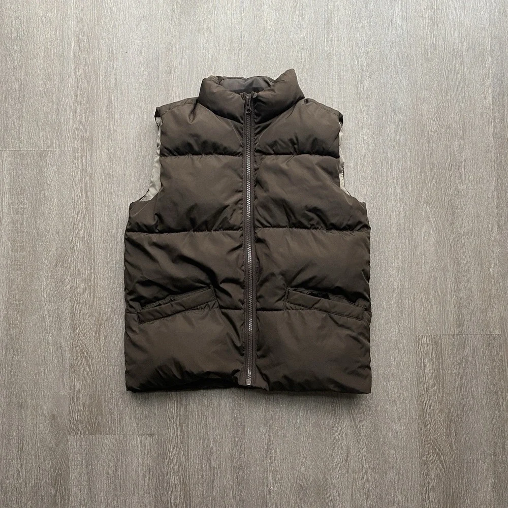 Old Navy Brown Kid's Puffer Jacket Vest Size Medium 1450